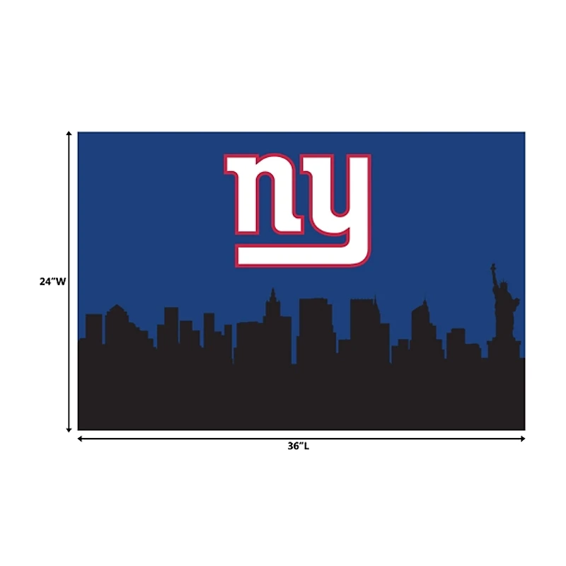 Hometown New York Giants Washable Rug, 2x3