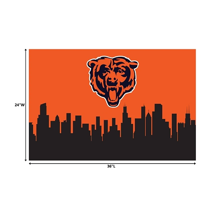 Hometown Chicago Bears Washable Rug, 2x3