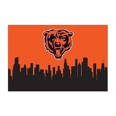 Hometown Chicago Bears Washable Rug, 2x3