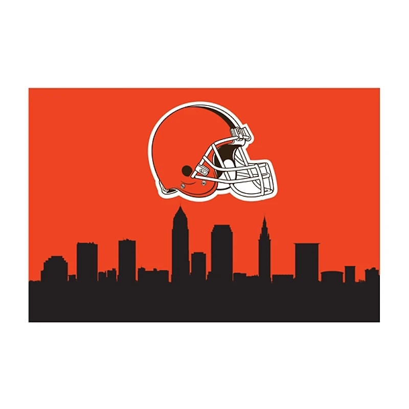 Hometown Cleveland Browns Washable Rug, 2x3