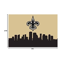 Hometown New Orleans Saints Washable Rug, 2x3