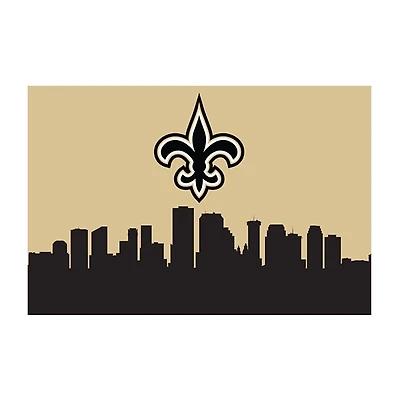 Hometown New Orleans Saints Washable Rug, 2x3