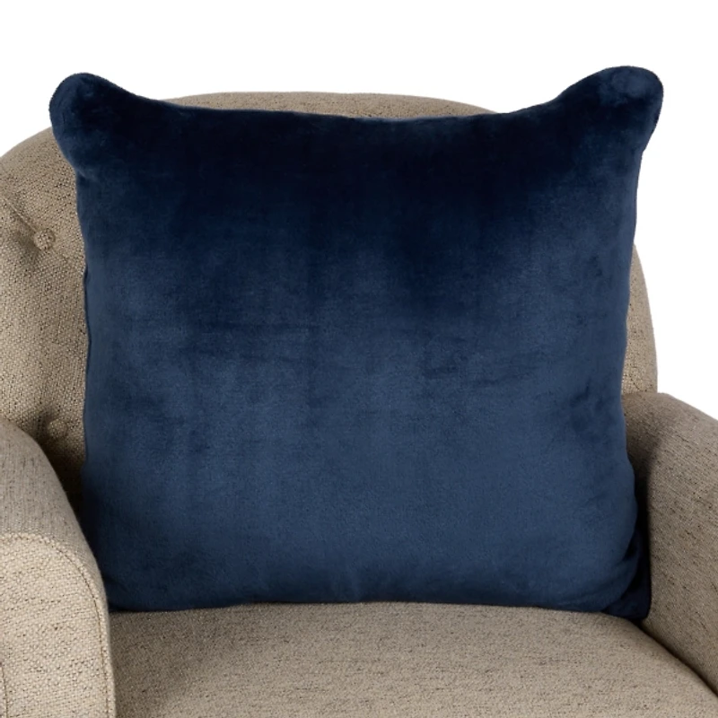 Navy Perfectly Plush Pillows, Set of 2