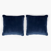 Navy Perfectly Plush Pillows, Set of 2