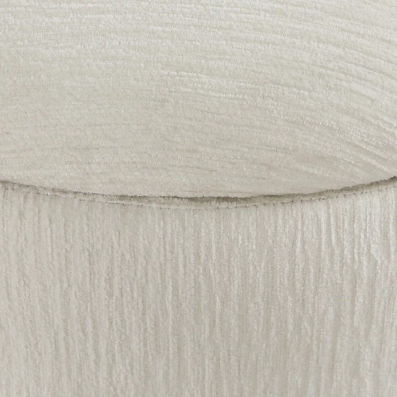 Snow White Upholstered Lyra Storage Ottoman