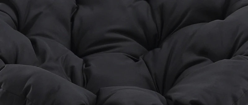 Black Papasan Swivel Accent Chair