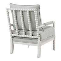 Gray Kaylee Spindle Frame Accent Chair