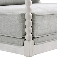 Gray Kaylee Spindle Frame Accent Chair