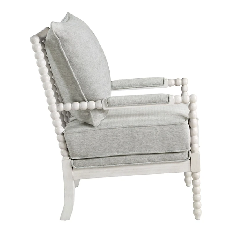 Gray Kaylee Spindle Frame Accent Chair