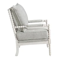 Gray Kaylee Spindle Frame Accent Chair