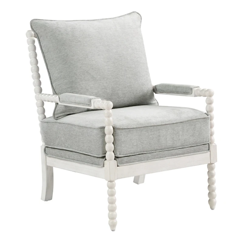 Gray Kaylee Spindle Frame Accent Chair