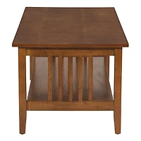 Ash Brown Wood Sierra Coffee Table