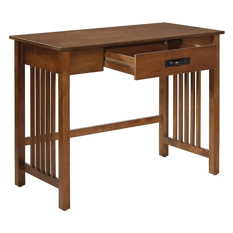 Ash Brown Wood Sierra Writing Desk