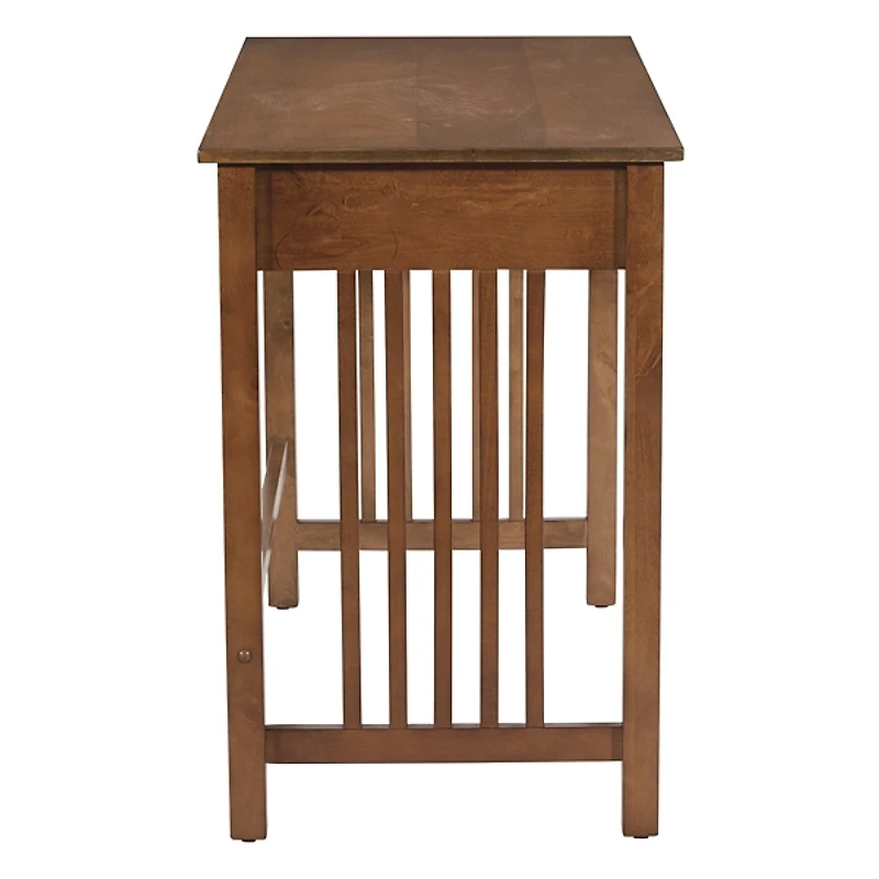 Ash Brown Wood Sierra Writing Desk