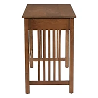 Ash Brown Wood Sierra Writing Desk