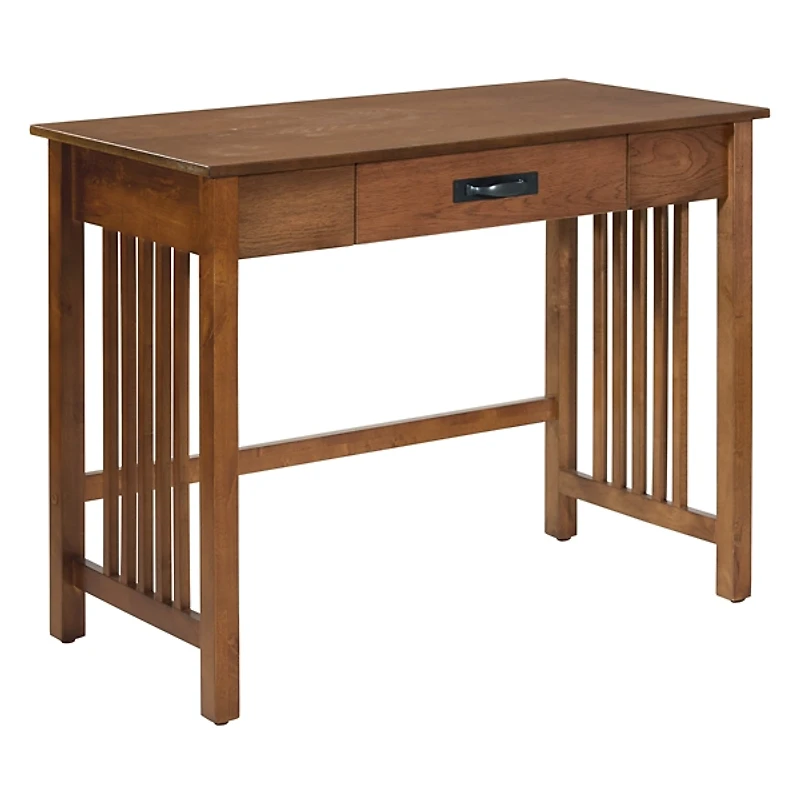 Ash Brown Wood Sierra Writing Desk