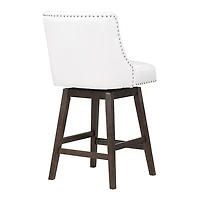Faux Leather Grant Swivel Counter Stool
