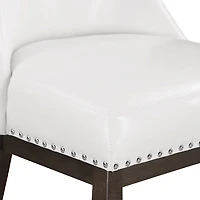 Faux Leather Grant Swivel Counter Stool