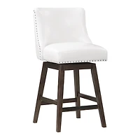 Faux Leather Grant Swivel Counter Stool