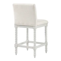 White Linen Kaylee Antique Counter Stool
