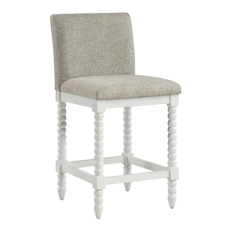 Fog Gray Kaylee Antique Counter Stool