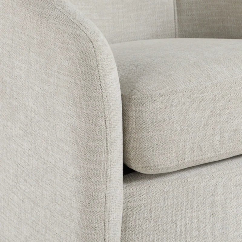 Neutral Upholstered Bella Swivel Chair