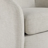 Neutral Upholstered Bella Swivel Chair