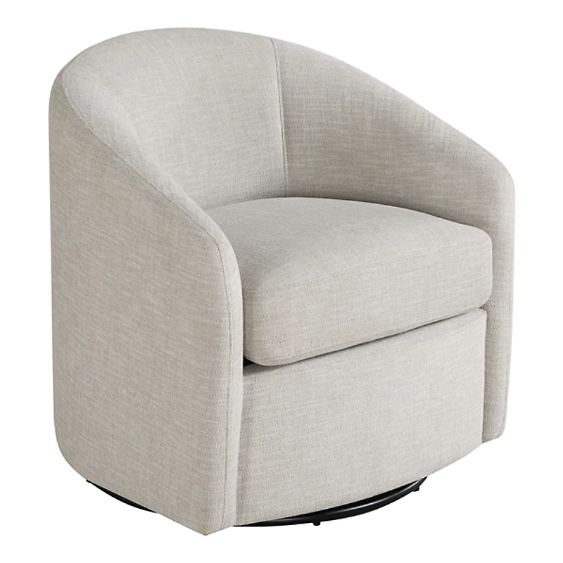 Neutral Upholstered Bella Swivel Chair