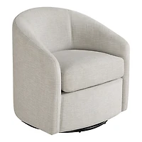 Neutral Upholstered Bella Swivel Chair