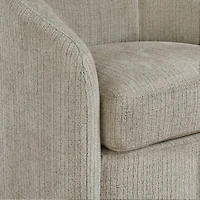Taupe Upholstered Bella Swivel Chair