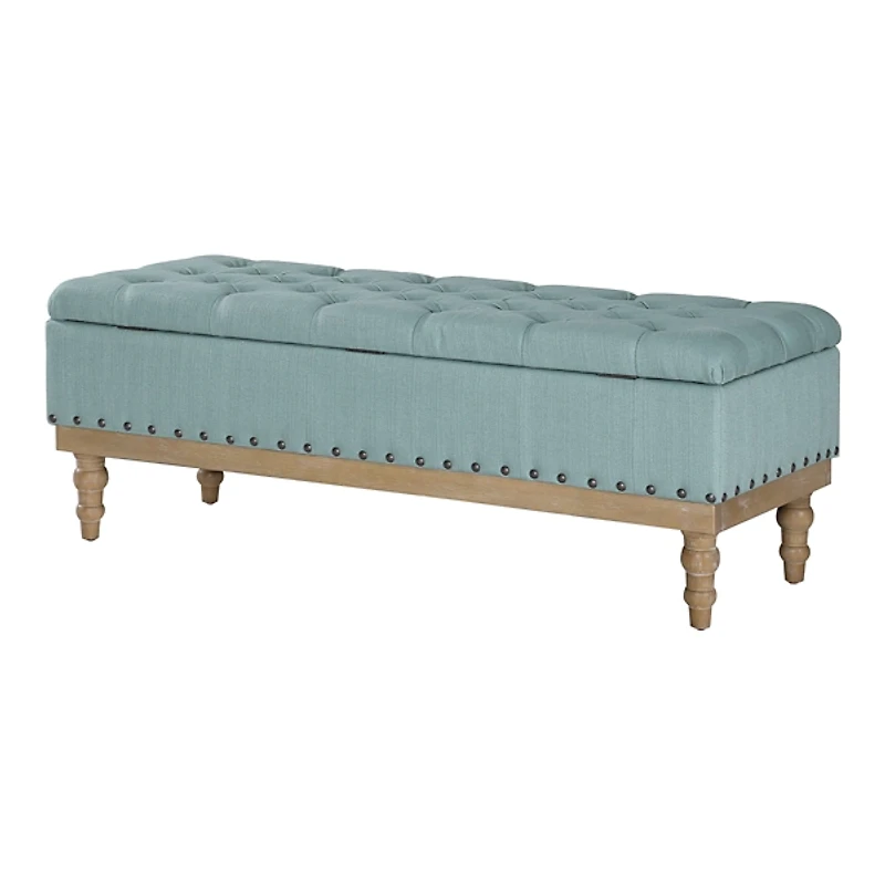 Tufted Traditional Landen Storage Bench