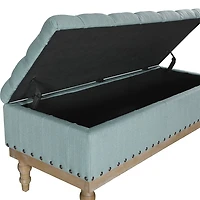 Tufted Traditional Landen Storage Bench