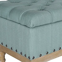 Tufted Traditional Landen Storage Bench