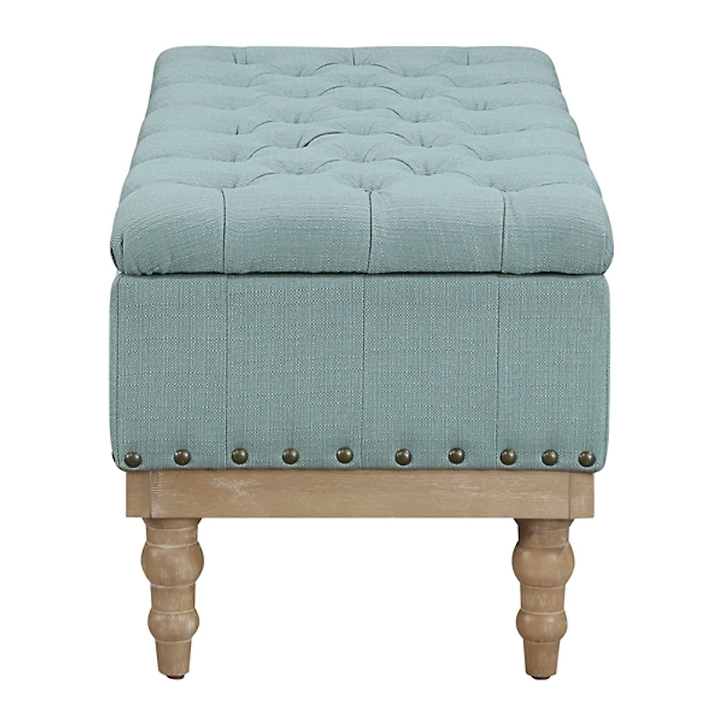 Tufted Traditional Landen Storage Bench