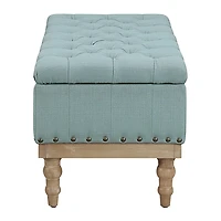 Tufted Traditional Landen Storage Bench