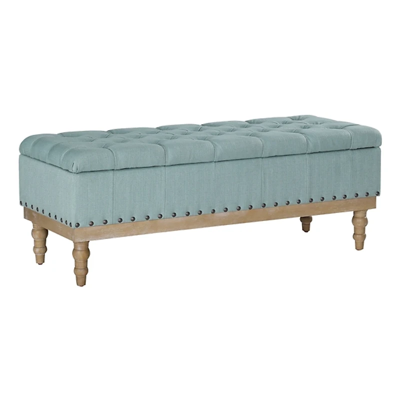 Tufted Traditional Landen Storage Bench