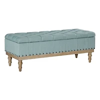 Tufted Traditional Landen Storage Bench