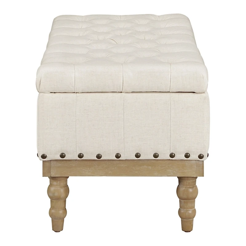 Tufted Traditional Landen Storage Bench