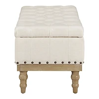 Tufted Traditional Landen Storage Bench