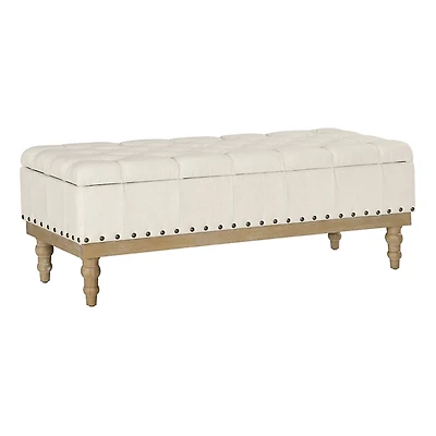 Tufted Traditional Landen Storage Bench