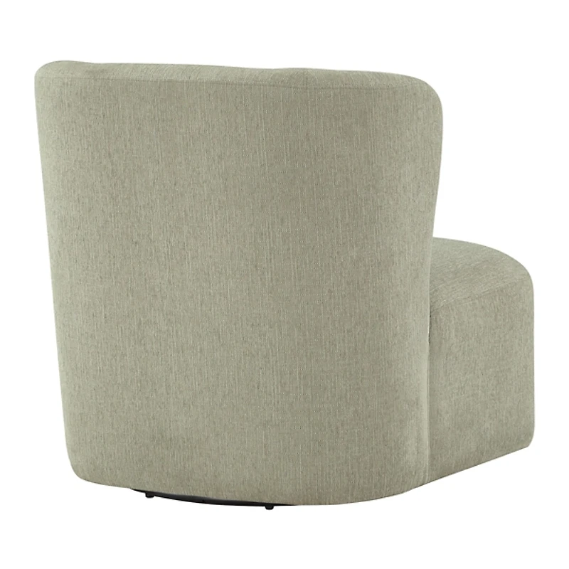 Fog Green Upholstered Lucy Swivel Chair