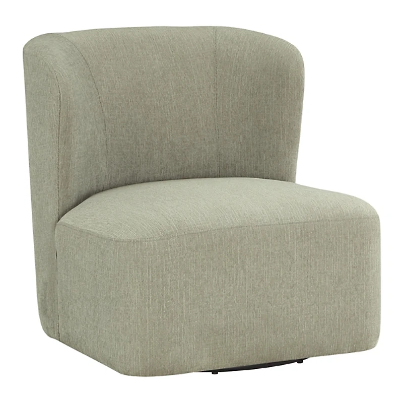 Fog Green Upholstered Lucy Swivel Chair