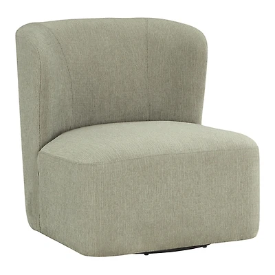 Fog Green Upholstered Lucy Swivel Chair