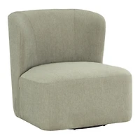 Fog Green Upholstered Lucy Swivel Chair