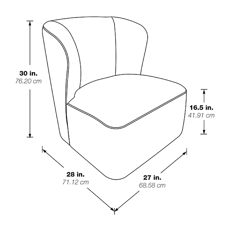 Linen Upholstered Lucy Swivel Chair