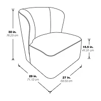 Linen Upholstered Lucy Swivel Chair