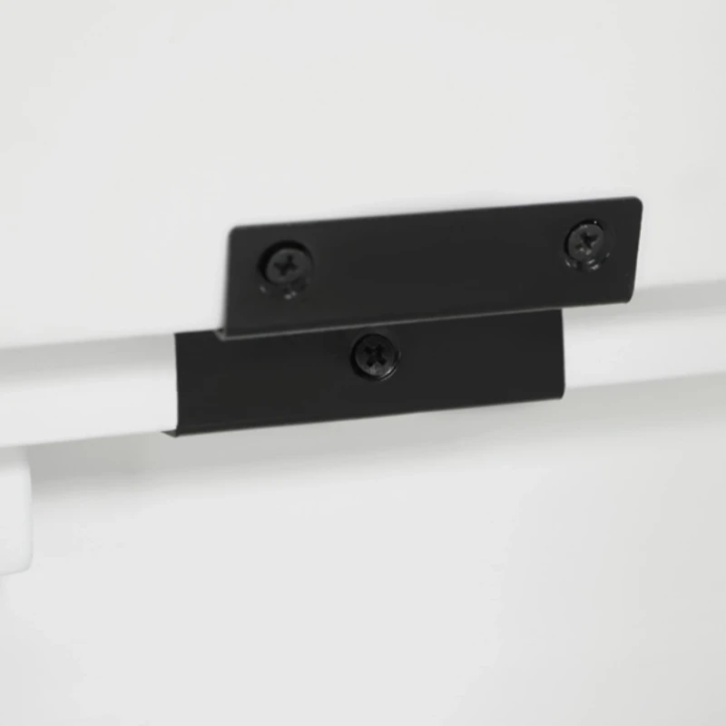 White Wood Lift-Top Storage Entryway Bench