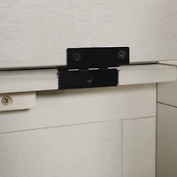 Whitewash Wood Lift-Top Storage Entryway Bench