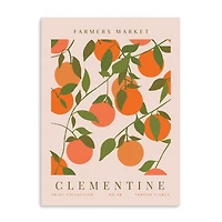 Farmers Market Clementine Canvas Art Print