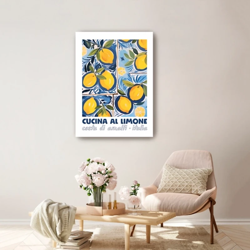 Cucina Al Limone Canvas Art Print, 24x32